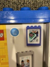 LEGO Classic Blue Picture Frame #4113 with Matting - NEW Fits 5" X 7" Photos