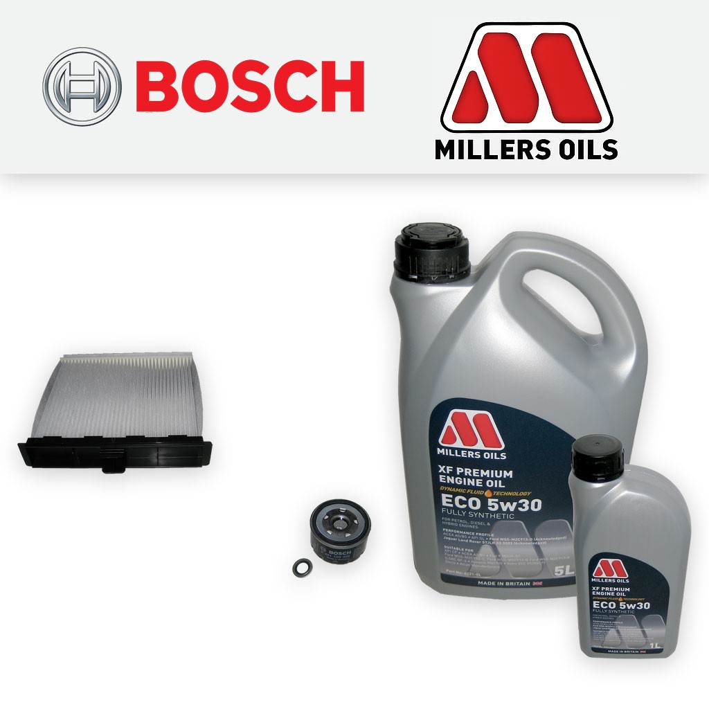 SERVICE KIT for RENAULT SCENIC II 2.0 16V OIL CABIN FILTER +5w30 OIL (2003-2009)