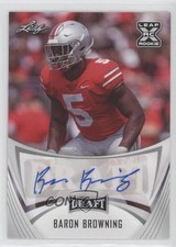 2021 Leaf Draft Auto Baron Browning #BA-BB1 Auto ni4