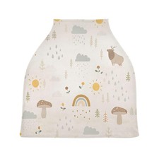 Kigai Mushroom Rainbow Baby Car Seat Covers 7.44 X 6.97 X 1.69 Inch Animals
