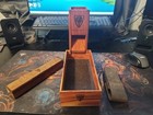 Wyrmwood Kingswood Padauk Burl Dice Tower Dice Tray Dice Storage Box Set USED NR