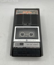General Electric GE 3-5091A Automatic Stop Portable Cassette Recorder Not Tested