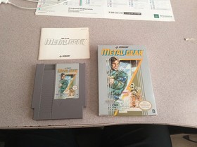 METAL GEAR COMPLET BO&Icirc;TE NOTICE (FRA) NINTENDO NES PAL B EEC CIB OVP - Bon &eacute;tat