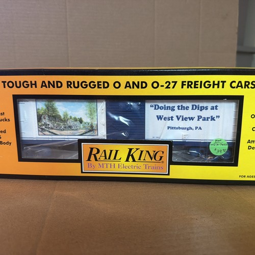 Rail King 30-74123 ~ WEST VIEW DIPS BOX CAR - NUEVO EN CAJA sellado de fábrica | Zustand: New