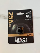 Lexar GOLD Series Professional 2000x UHS-II SDXC Memory 256GB Card