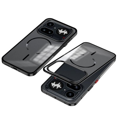 Metal Frame Snap Case Nothing Phone 4A Pro Matte Translucent