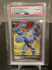 Pokemon TCG Machamp V 171/189 Astral Radiance Full Art Holo Eng PSA 10 2022 on eBay