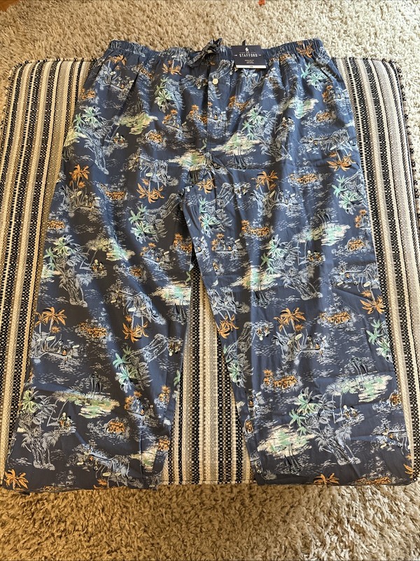 Stanford Men’s Pajama Pants Regular Fit Size 2XL