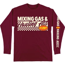 FMF Mixin Long Sleeve Shirt - Maroon, X-Large FA25119901-MRN-XL
