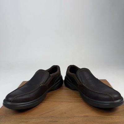 New NIB Mens Clarks Bradley Step Brown Leather Comfort 