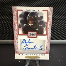 SAGE Premier Draft Autographs Rookie Marlon Character A36 Louisville 2021
