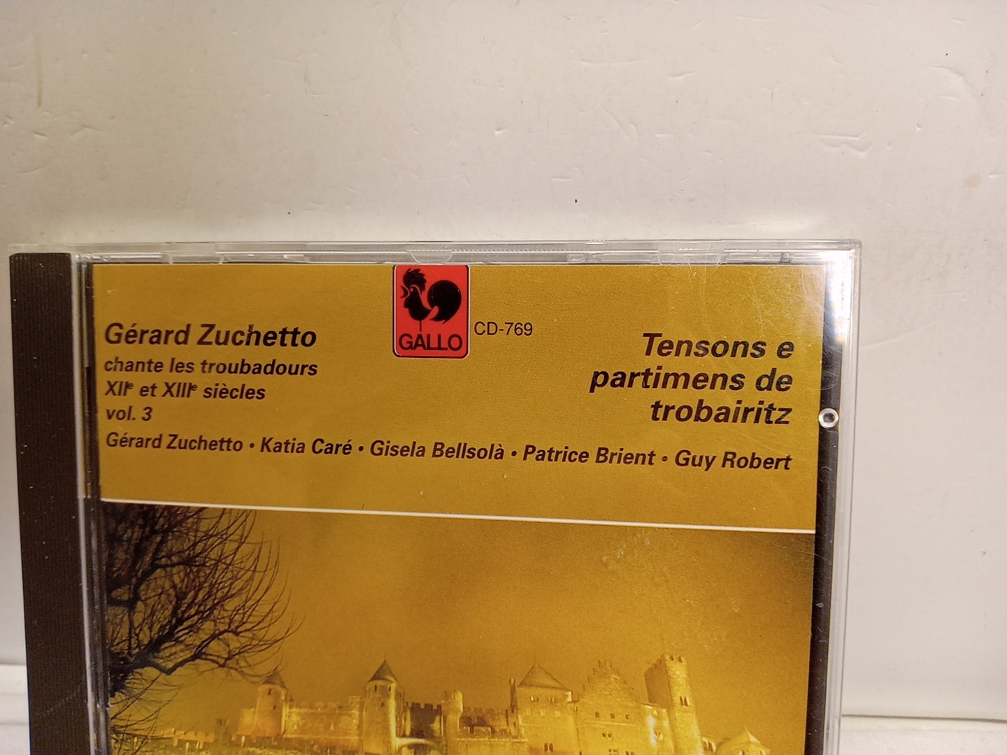 Gerard Zuchetto - Tensons E Partimens De Trobiritz (CD, 1993, Gallo) Switzerland