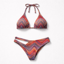 2 PIECE MULTICOLOR BIKINI SET