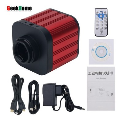 4K Industrial Microscope Camera Kit C-Mount USB Microscope Camera For PCB Repair