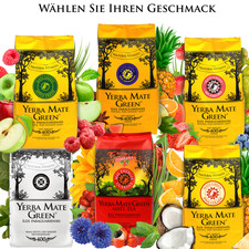 Yerba Mate Tee Mate Green 400 g – Auswahl Verschiedene Sorten Yerba Mate Tee