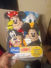 Melissa And Doug Disney Mickey Mouse And Friends Soft And Cuddly Hand Puppets