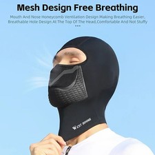 Summer Sunproof Cycling Full Face Caps Chin Protection Balaclava Ice