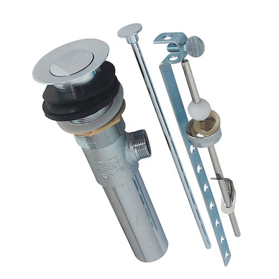 #ad Kingston Brass Brass Bathroom Sink Drain Up Drain with Overflow Hole KB1001 $32.83