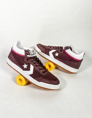 CONVERSE CONS FASTBREAK PRO MID - RUGGED BROWN/WHITE/MESA ROSE Size 8