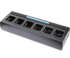 Commountain 6-Unit Multi-Charger for Motorola Radios CRC6 Charging Station