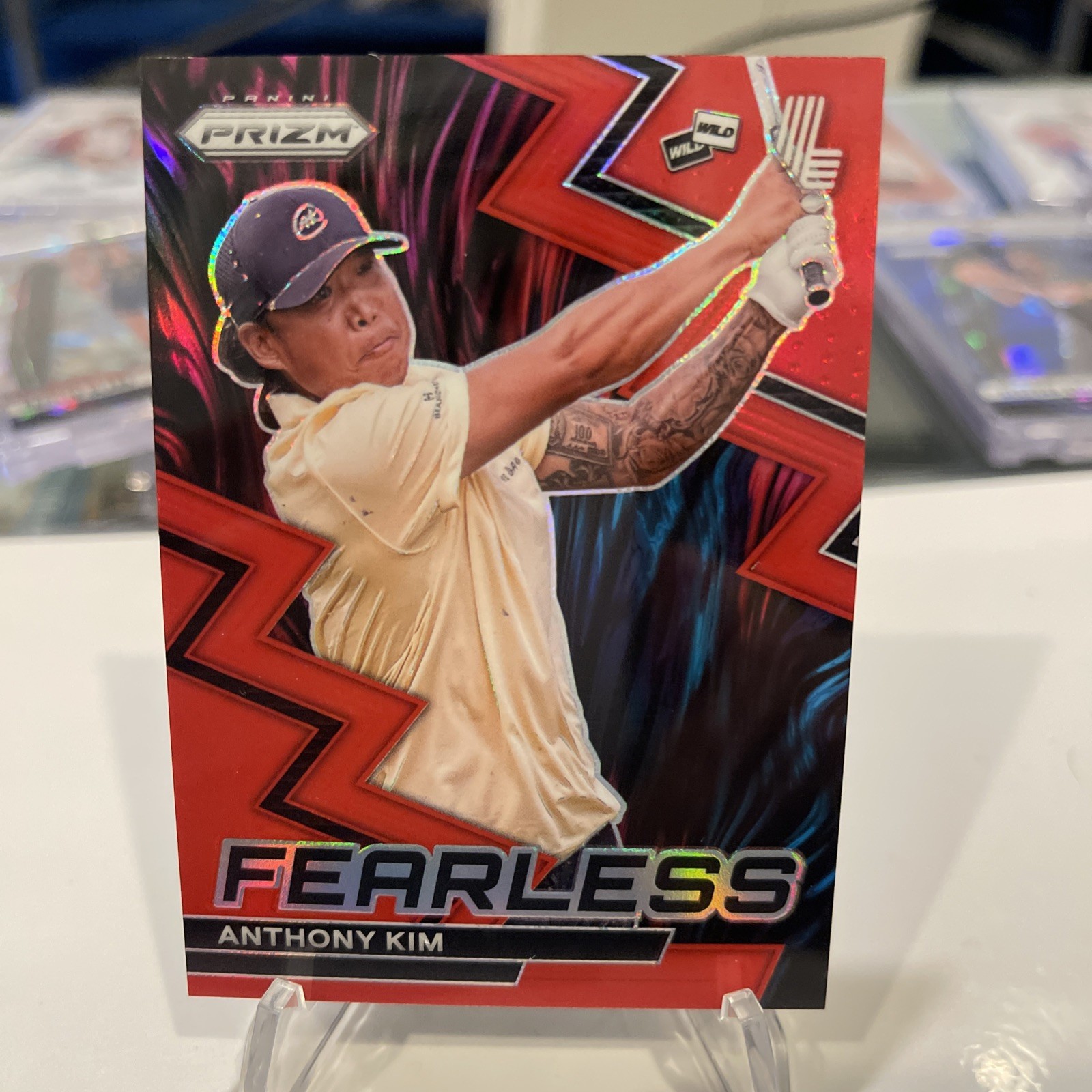 2024 Panini Prizm LIV Golf Anthony Kim Fearless Red Prizm 149