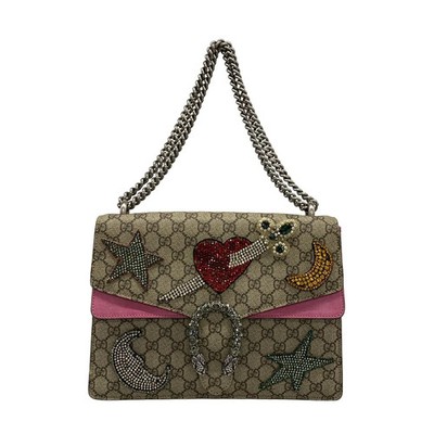 GUCCI Dionysus 403348 Beige Pink Multi PVC Suede Shoulder Bag | eBay