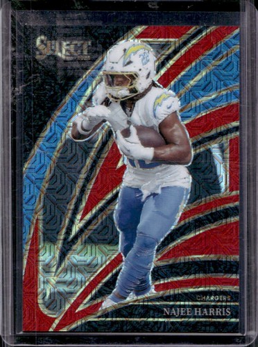 2025 Panini Select Najee Harris Club Level Red Prizm #/49 Chargers