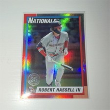Topps 2025 Update Robert Hassell III Nationals Rookie 35th Anniv #U90-41