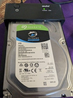 Seagate Skyhawk ST4000VX007 4TB 5900RPM 3,5'' Festplatte HDD, Details bitte lesen