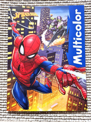 Multicolor Malbuch Marvel Spider-Man & Green Goblin Ausmalbuch für Kinder
