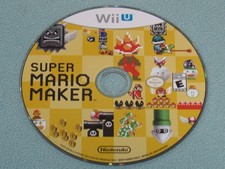 SUPER MARIO MAKER (Nintendo Wii U) **DISC ONLY!** NO scratches, plays perfectly!