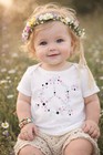 Baby Go Retro Peace Tee 12-18M Polka Dot Shirt Boutique BOHO USA Cotton NWT — photo 1