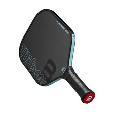 Wilson Cadence Tour 12mm Raw Carbon Fiber Black/Blue Pickleball Paddle
