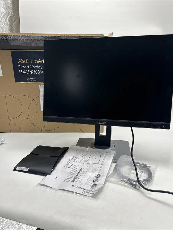 ASUS ProArt PA248QV 24.1" FHD 16:10 IPS LED Professional Monitor NEW OPEN BOX - Image 2 of 4