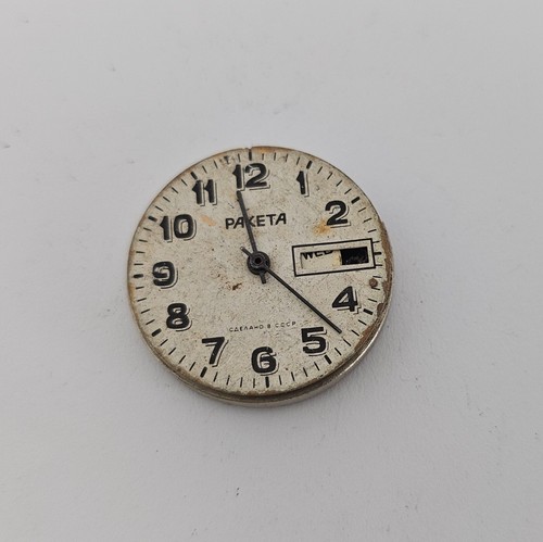 Vintage Mechanisms Watch USSR Raketa 2628.HA Soviet Watch Parts - Picture 2 of 5