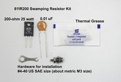 Ameritron AL811 AL811H 811R200 input swamping resistor kit for AL811 three tube