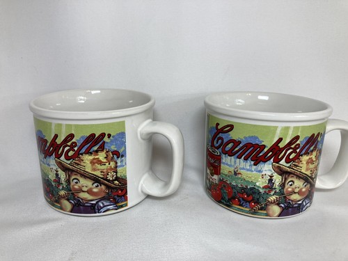 Campbell's Kids Ceramic 2 Mugs 1998 by Westwood Condensed Tomato Soup - Picture 4 of 5