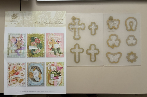 Anna Griffin FAITHFUL & Lucky Icons Religious St Patricks Cut & Emboss Folders