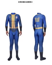 Fallout 4 Vault Jumpsuit Cosplay Suit Costume Adult Kids Tights Halloween Party