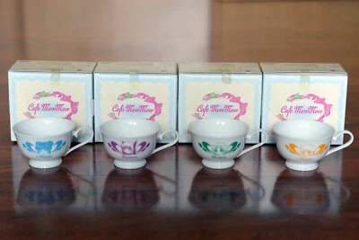 CAFE MEW MEW 4x TEA CUP FULL SET from Japan SEGA2002 NEW ANIME MANGA MERCHANDISE - Bild 1 von 4