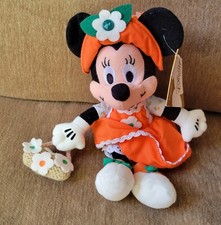 Disney Store Minnie Mouse May Birthstone 9" Plush Bean Bag New With Tags