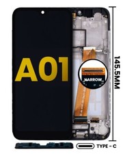 Original Oled Display Touch Screen for Samsung Galaxy A01 A015/2020 With Frame