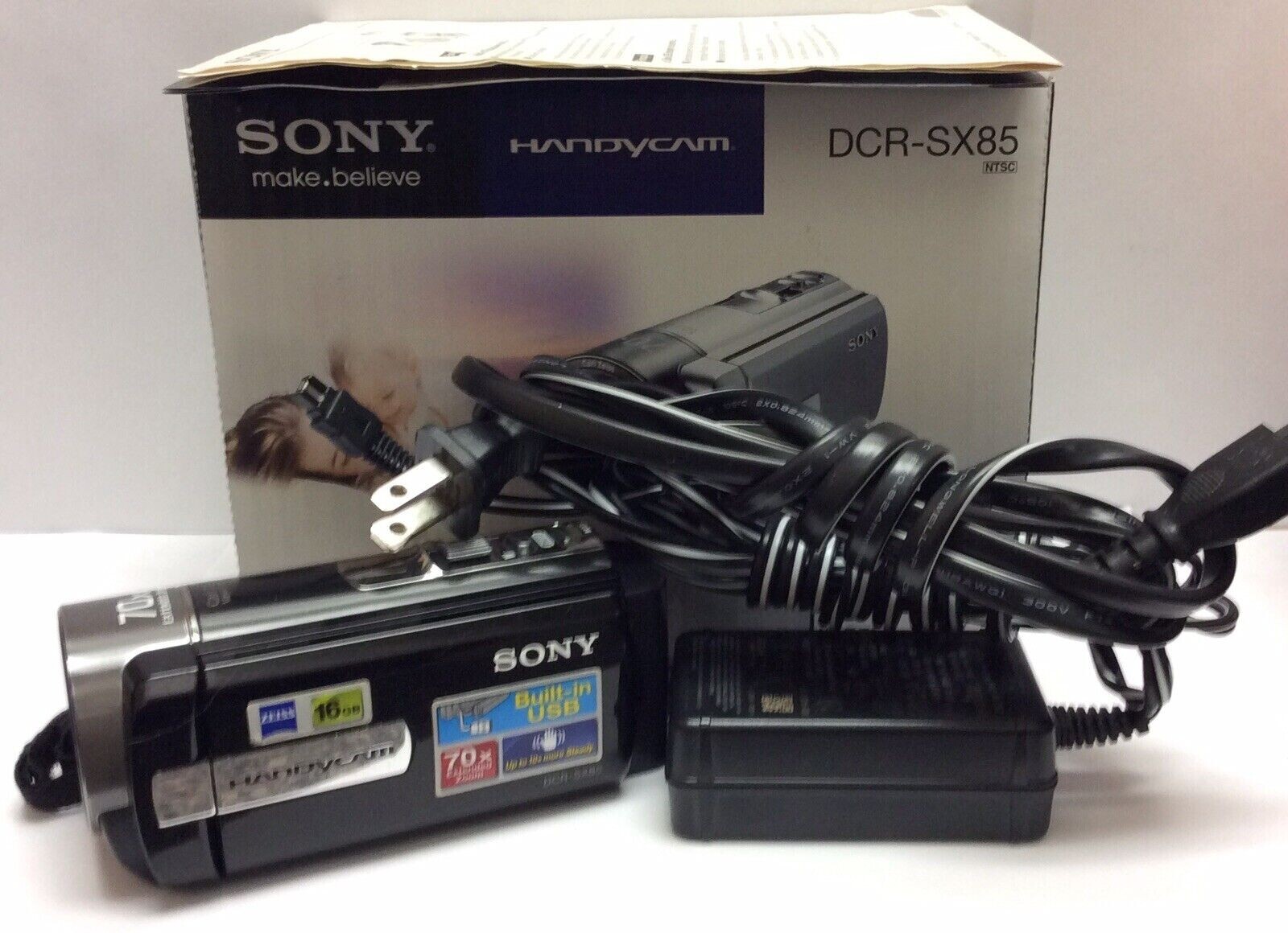 Sony DCRSX85 Camcorder Black eBay