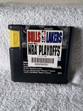 Bulls vs. Lakers and The NBA Playoffs Sega Genesis Cartridge Works More In Store