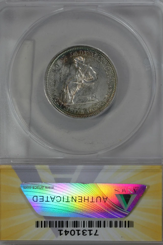 1893 .25 ANACS MS 61 ISABELLA Classic Silver Commemorative Coin - Image 2 of 2