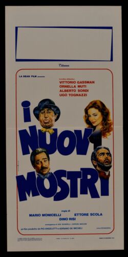 Affiche I Neuf Monstres Alberto Colombes Gassman Ugo Tognazzi Neuf B95 - Picture 1 of 1