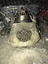Judaica : encrier impérial russe en argent 84