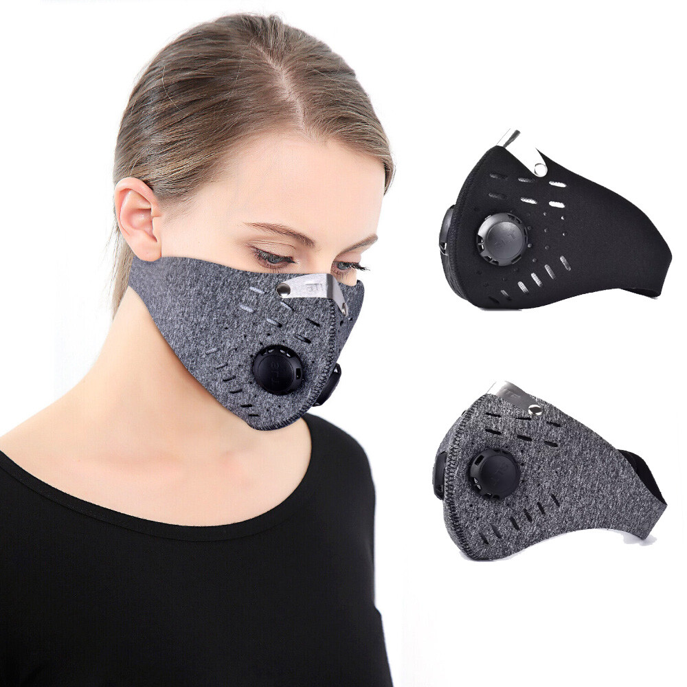 Breathable Reusable Half Face Mask for Cycling Running Sports - Men Women
