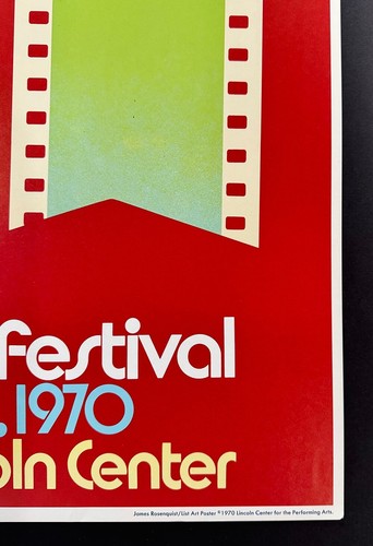 JAMES ROSENQUIST, 1970 Short Cuts 8th New York Film Festival Art Print Poster - Picture 2 of 5
