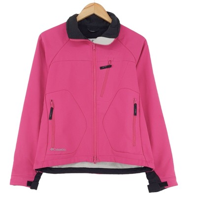 Columbia Pink Softshell Jacke Wasserdicht Atmungsaktiv Damen Ld7 Größe M
